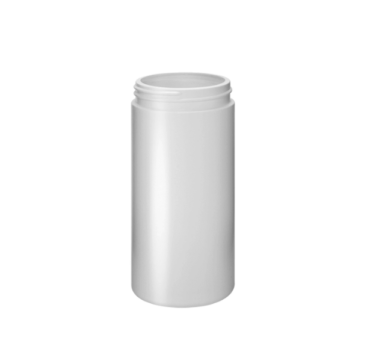 Cylindrical jar 400ml 70CT PET clear brickpack